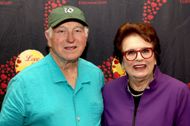 Billie Jean King and Larry King in 2023. (Image via Getty)